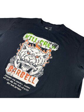Kill Crew Barbell Men's Porrada Series Vol. 1 S/S T-Shirt Black • 3XL